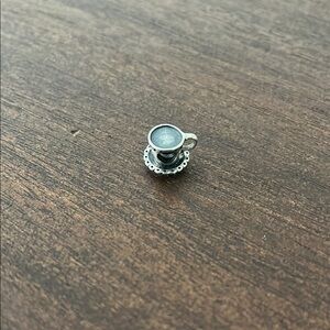 Silver Teacup Charm